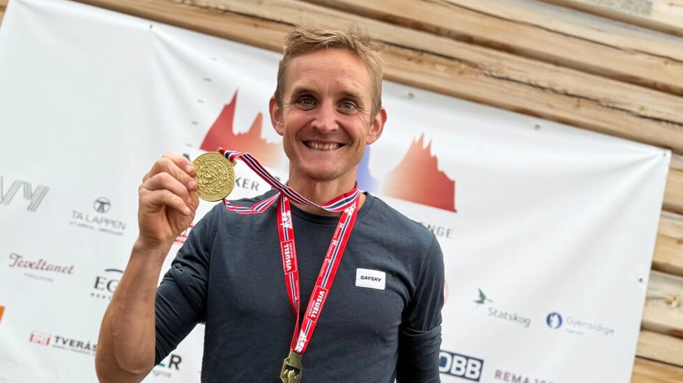 Anders Kjærevik tok sitt første NM-gull i terreng ultra